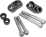 Drag Specialties Short Turn Signal Mounts 49mm Black