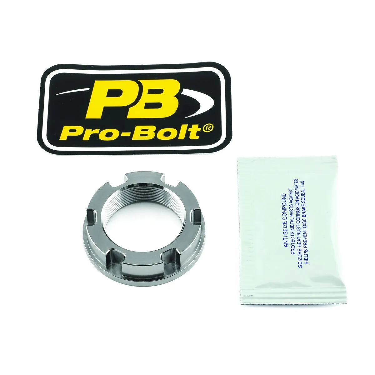 Pro Bolt Titanium Axle Nut For Swingarm