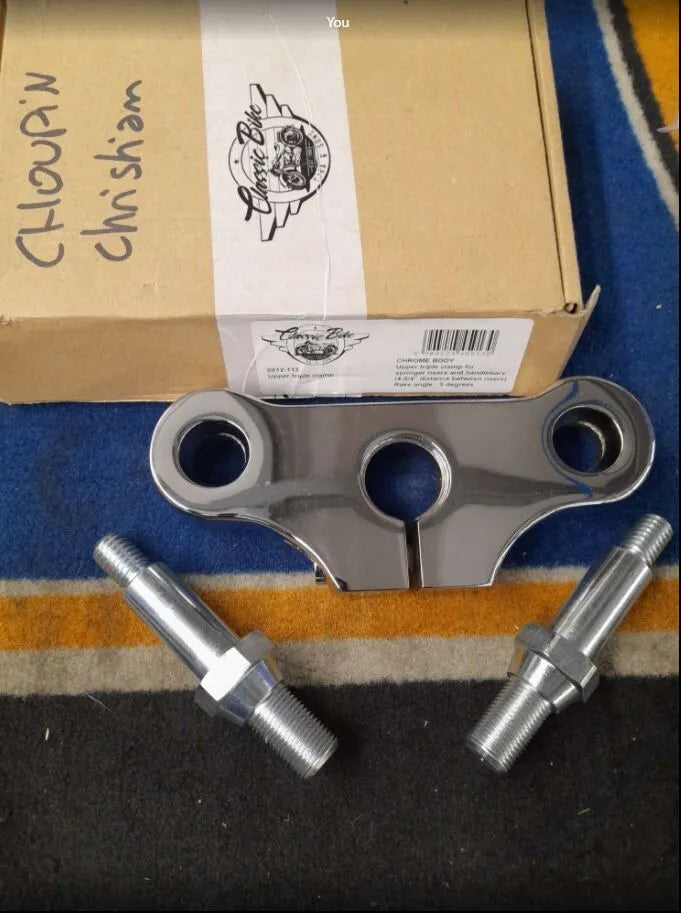 Classic Bike Upper Triple Clamp For Harley-davidson Softail Springer