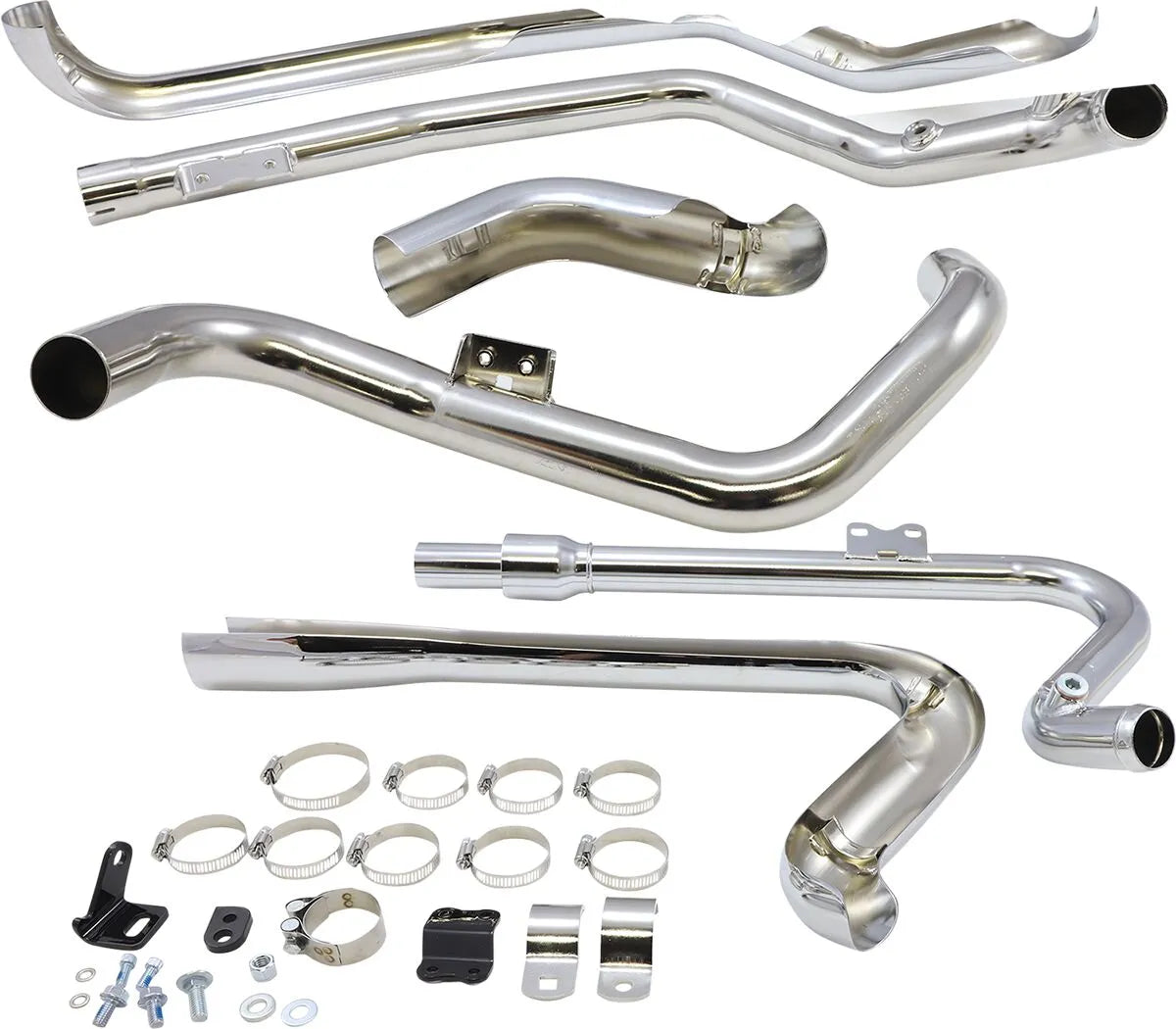 Cobra True Dual Headpipes For M8 Baggers