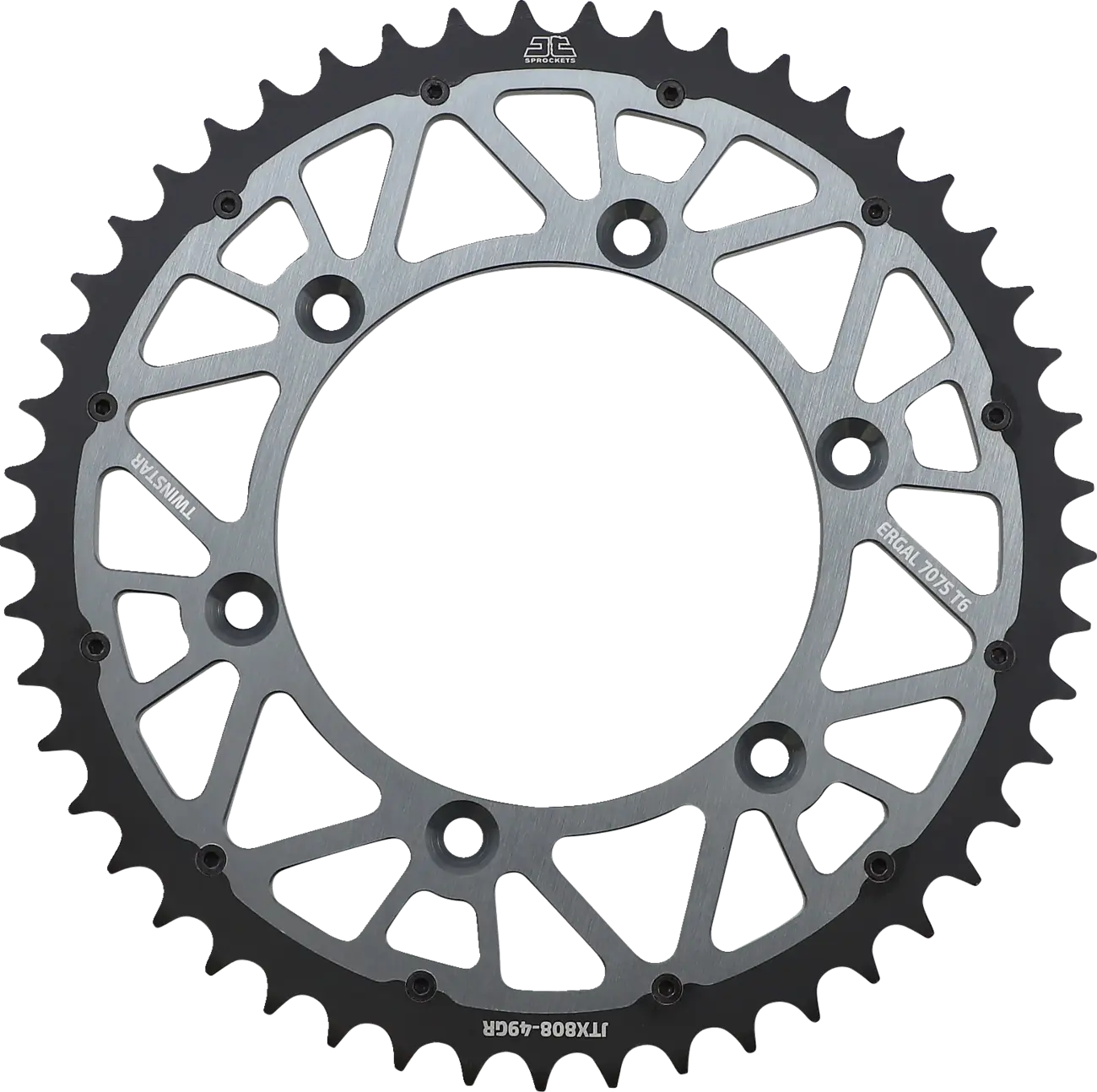 Jt Sprockets Twinstar Rear Sprocket 520-49t Graphite