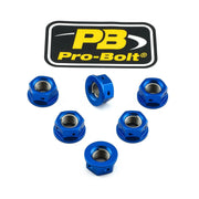 Pro Bolt Aluminum Sprocket Nuts - Blue