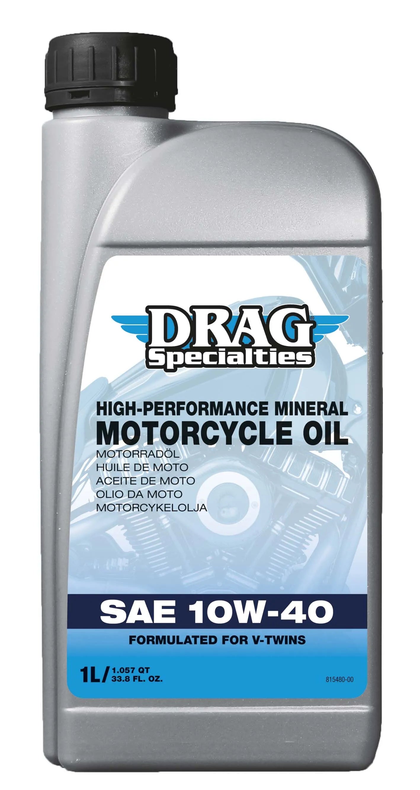 Drag Specialties 10w-40 Mineral Oil For Harley-davidson