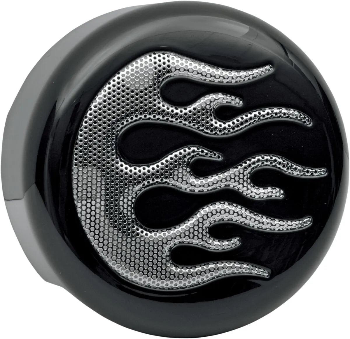 Drag Specialties Horn Cover - Black Steel
