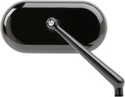 Arlen Ness Forged Oval Mirror - Black Anodized