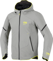 Alpinestars Aeroshell Waterproof Jacket For Men - Gray/Yellow