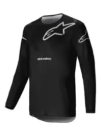 Alpinestars Racer Graphite Jersey For Off-road Riding - Black/Gray