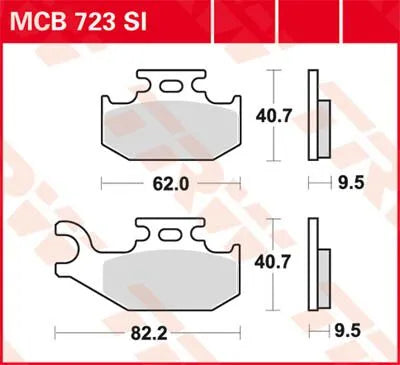 Trw Si Series Sintered Off-road Brake Pads