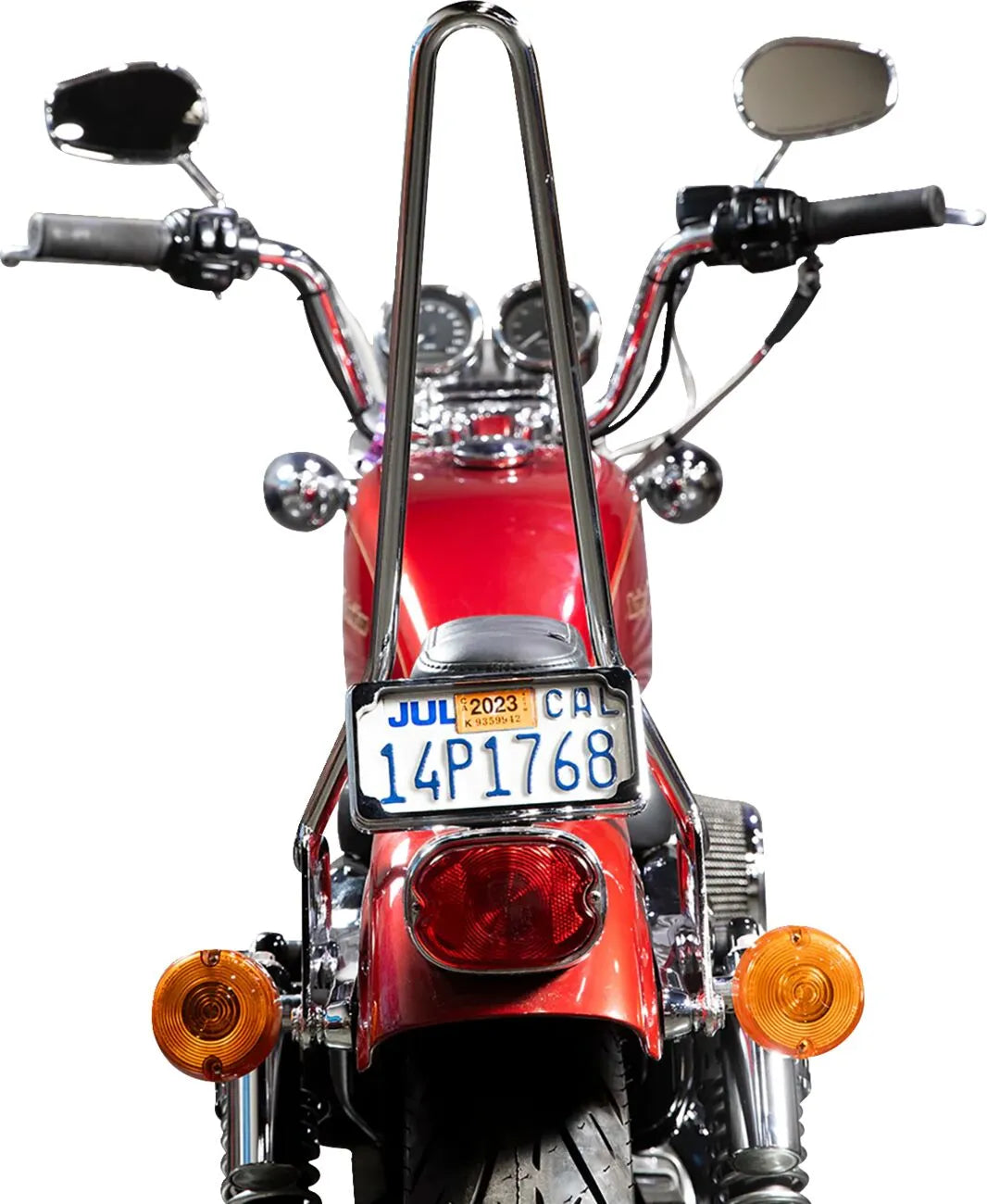 Biltwell Exfil Sissy Bar - Chrome Steel