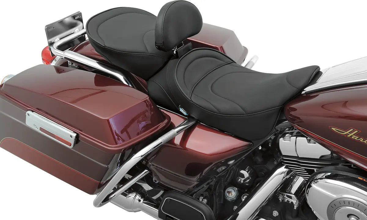 Drag Specialties Pillion Pad - Black Leather