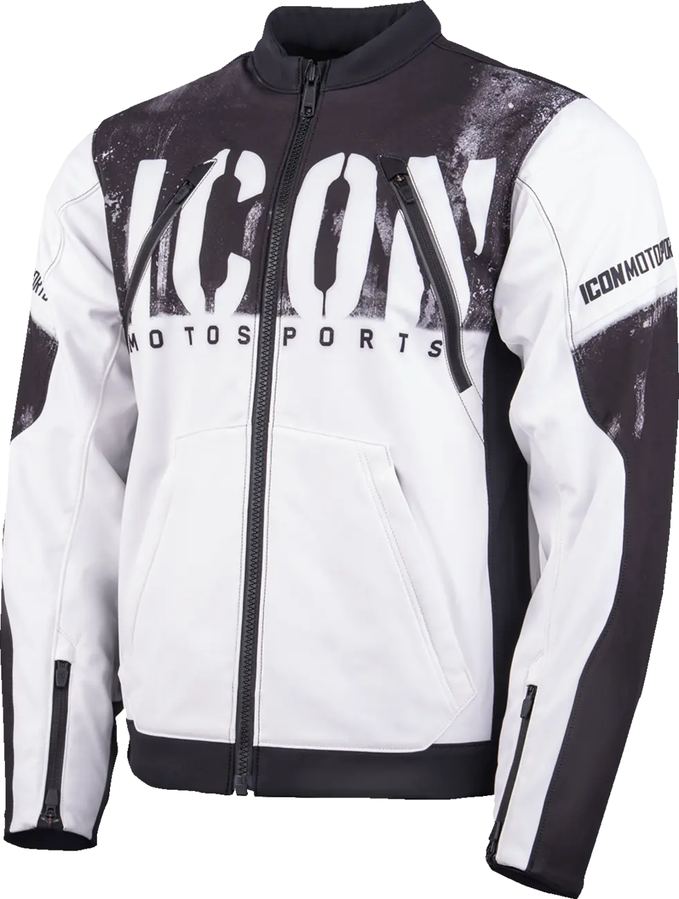 Icon Merc3 Anomaly Jacket - Black/White