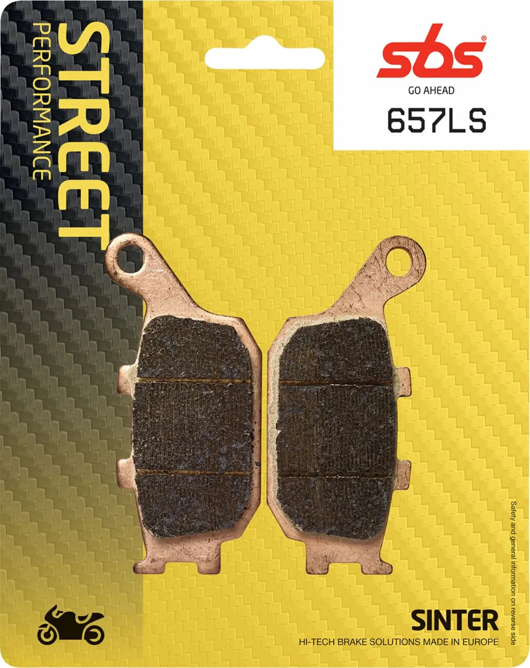 Sbs Ls Street Excel Sintered Rear Brake Pads