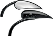 Arlen Ness Micro-mirror - Black Teardrop Motorcycle Mirror