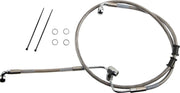 Drag Specialties Rear Stainless Steel Brake Line - Without Abs