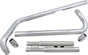 Cobra Speedster Slashdown Exhaust System - Chrome