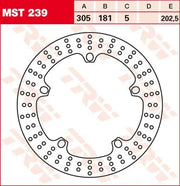 Trw Round Fixed Brake Rotor 305mm