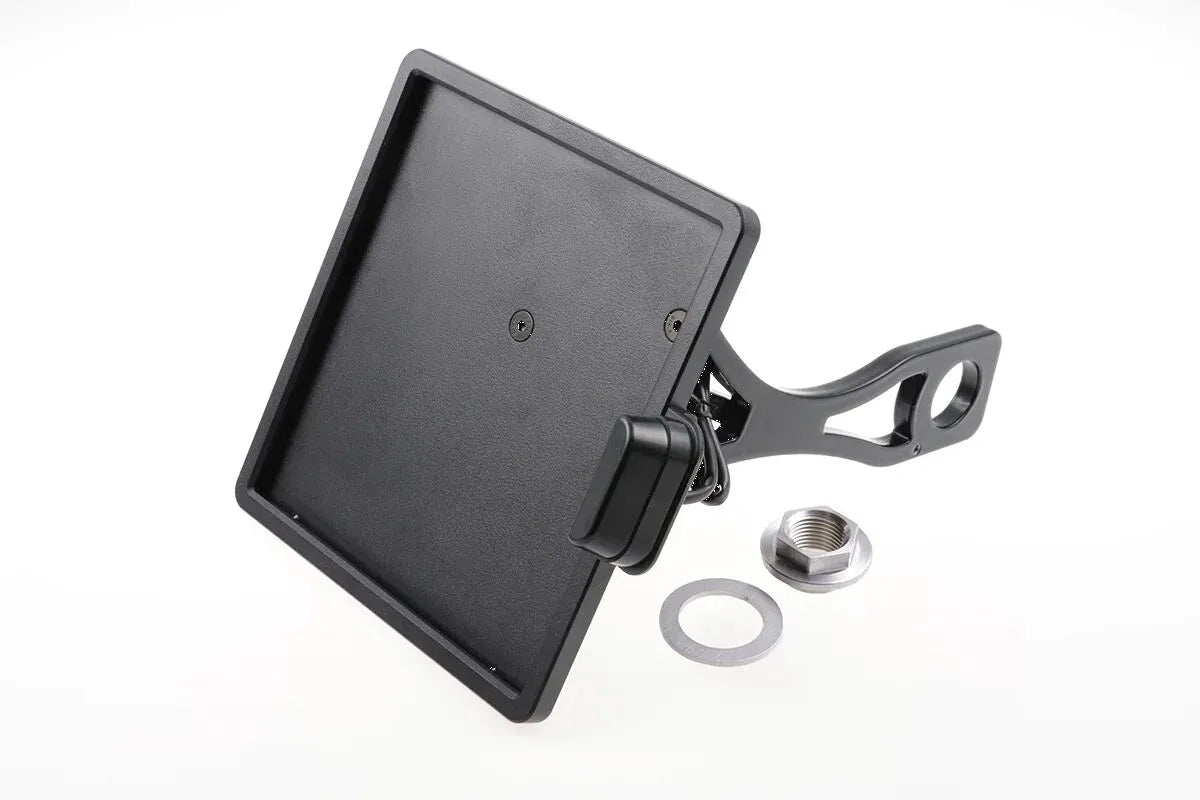 Cult Werk License Plate Holder - Black Steel
