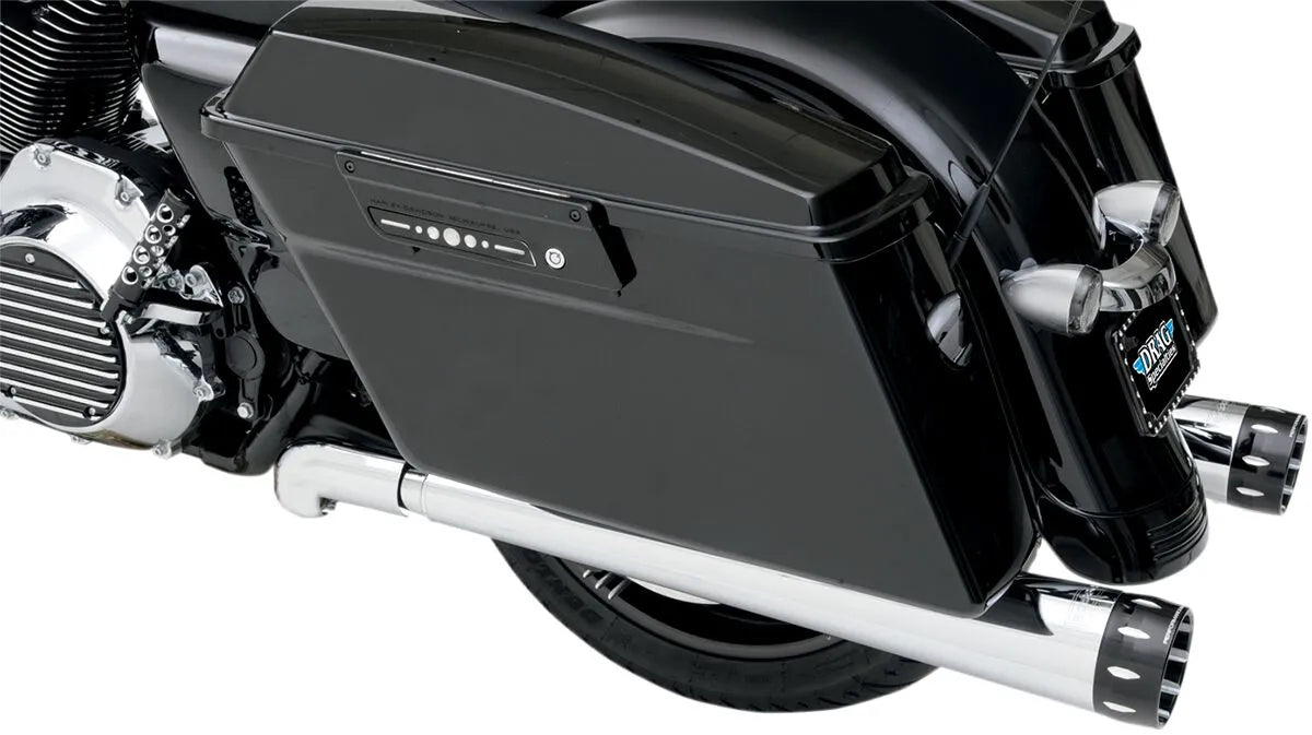 Bassani Xhaust Megaphone Slip-on Mufflers - Chrome