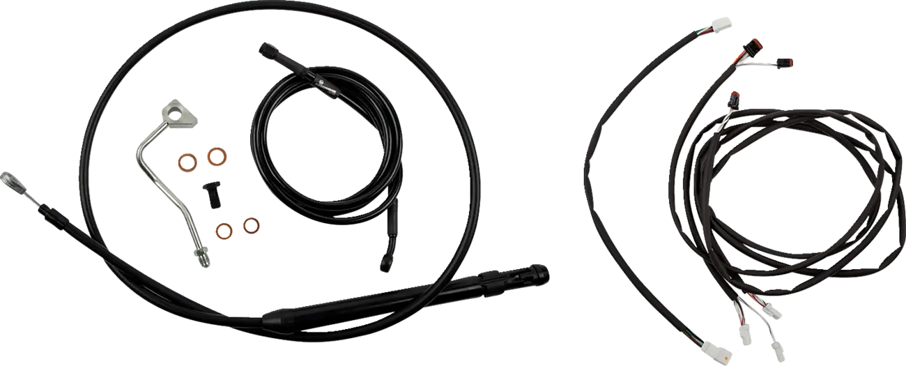 Burly Brand Touring Model Control Kit For 14" Ape Hangers