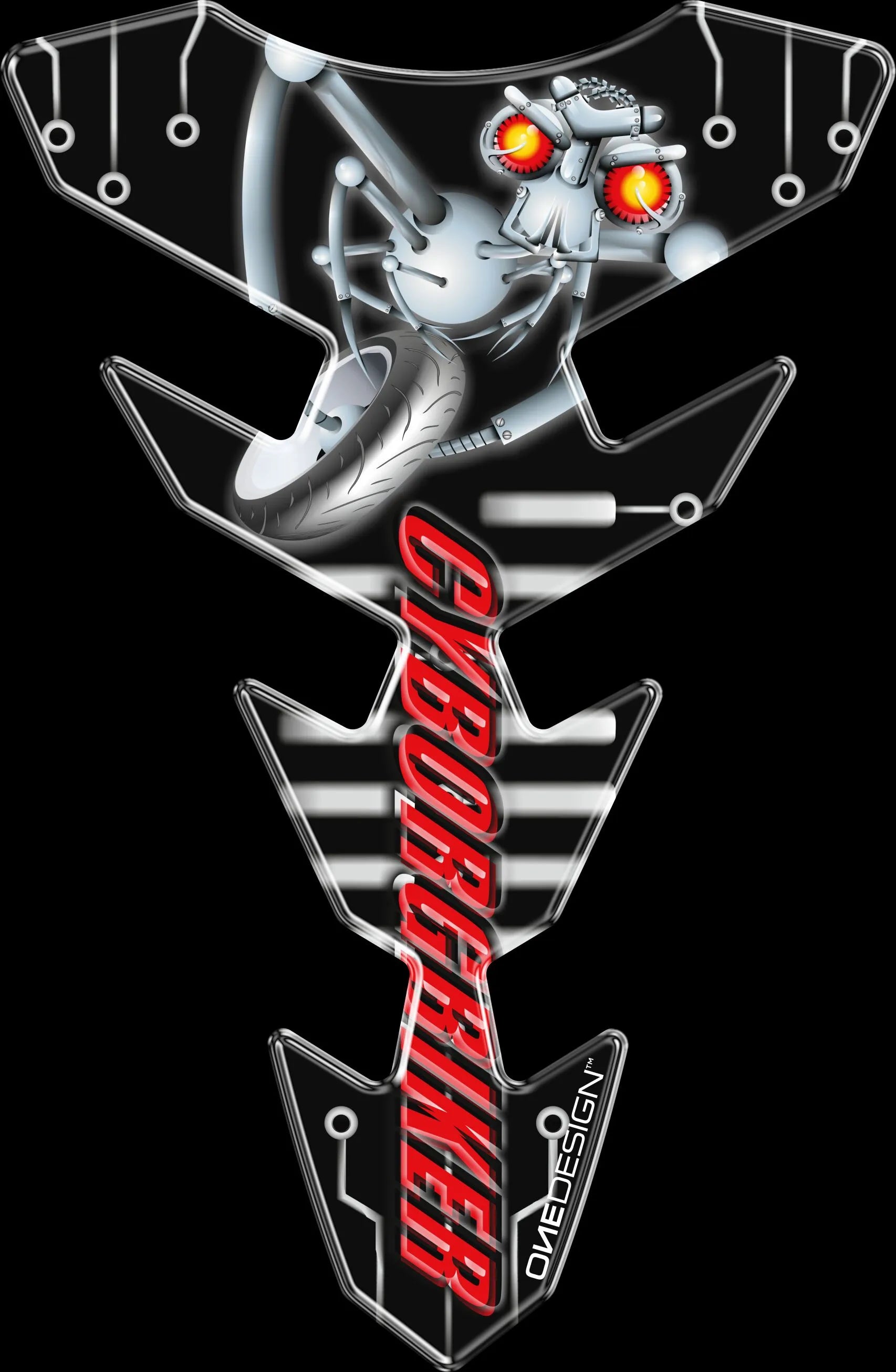 Onedesign Resin Tank Pad For Sport Touring Road Bikes