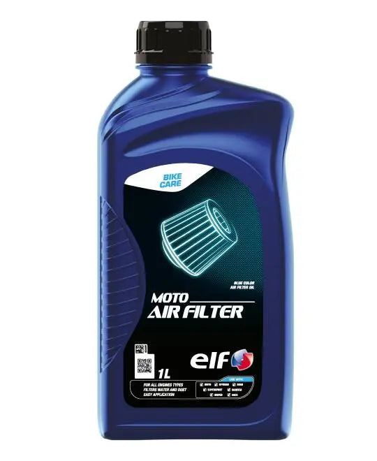 Elf Moto Air Filter Oil - 1 Liter Bottle