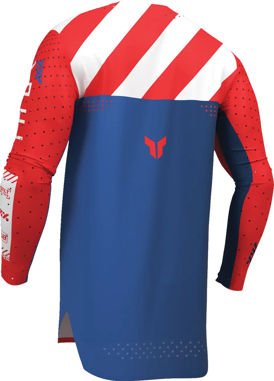 Thor Sportmode Synth Jersey - Blue/Red/White