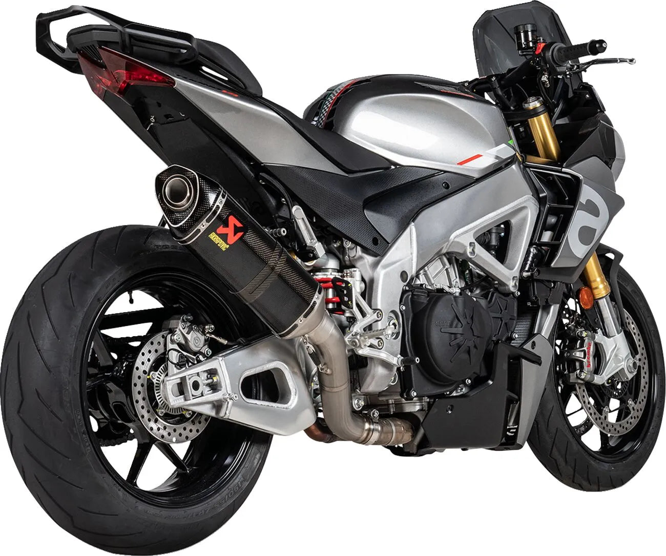 Akrapovic Slip-on Line Muffler For Aprilia - Carbon Fiber