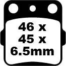 Ebc Tt Sport Carbon Fusion Brake Pads For Tt & Enduro Bikes