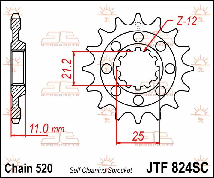Jt Sprockets Front Sprocket - 520 Chain 14t