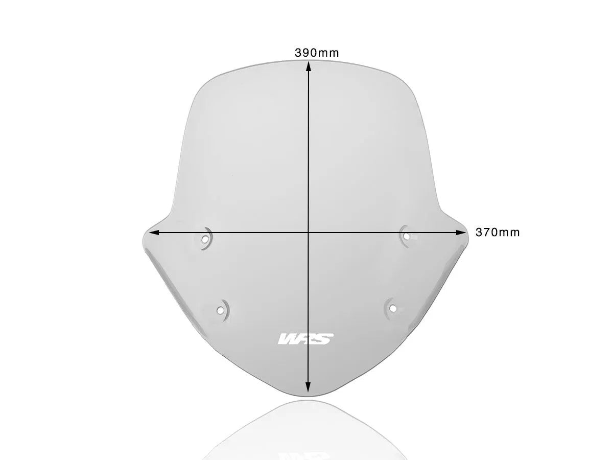 Wrs Windscreen Smoke 15-1/2"