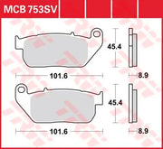 Trw Sv Series Sintered Brake Pads For Front Brake
