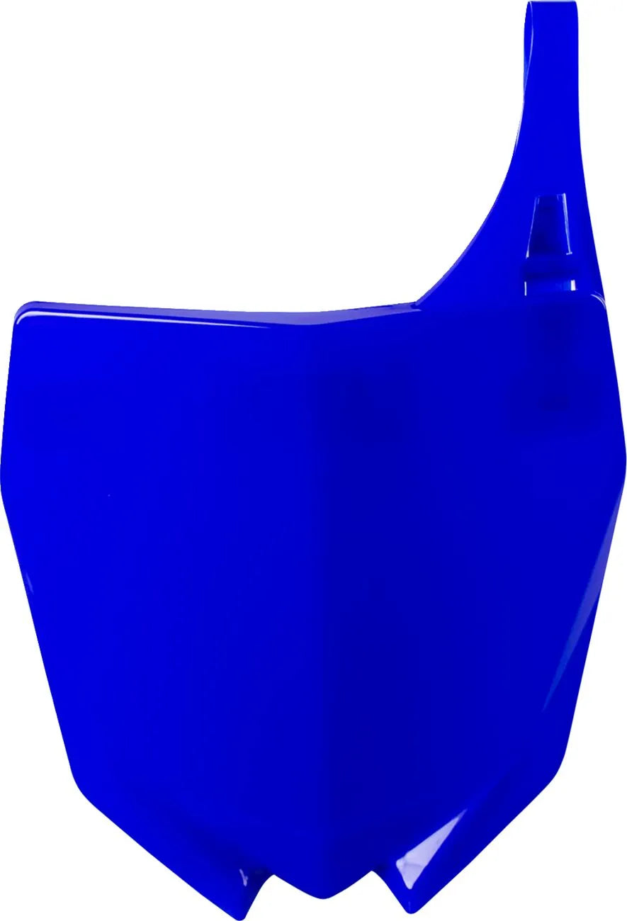 Polisport Front Number Plate - Blue