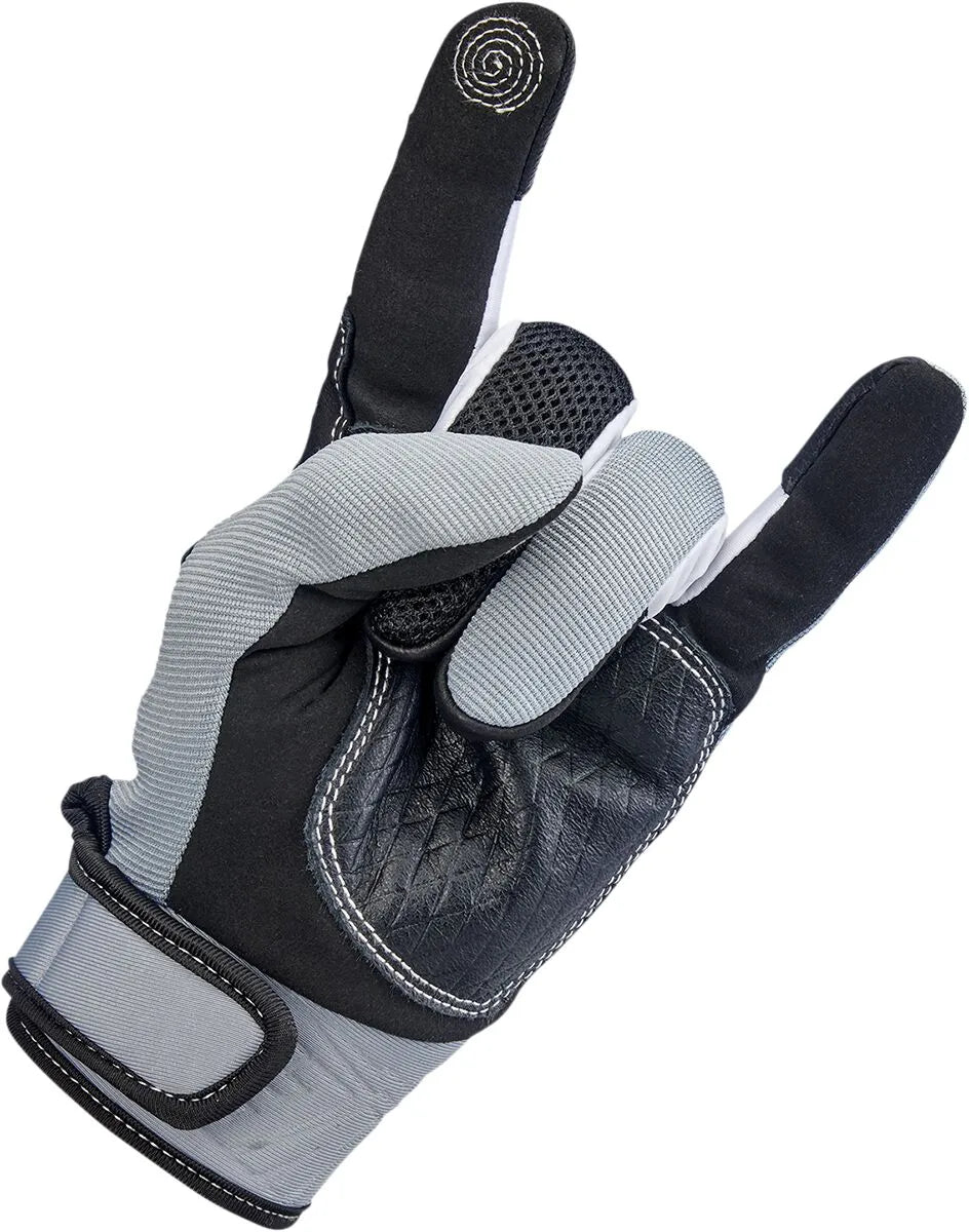 Biltwell Baja Gloves Motocross Inspired - Black/Gray