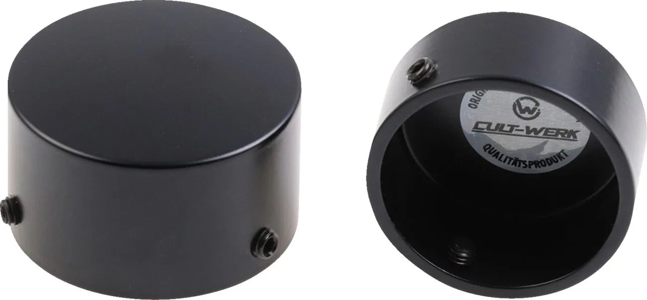 Cult Werk Black Aluminum Axle Cover