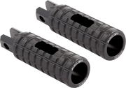 Arlen Ness Speedliner Foot Pegs - Black Anodized