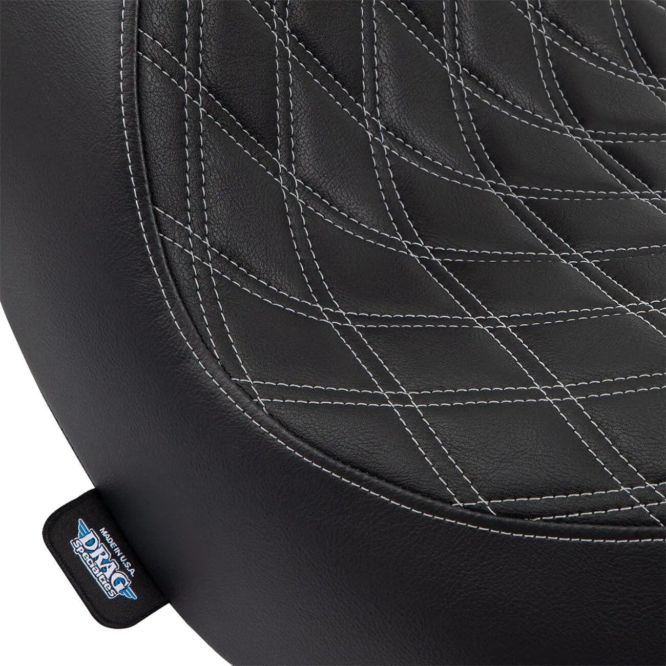 Drag Specialties Solo Seat - Black Vinyl