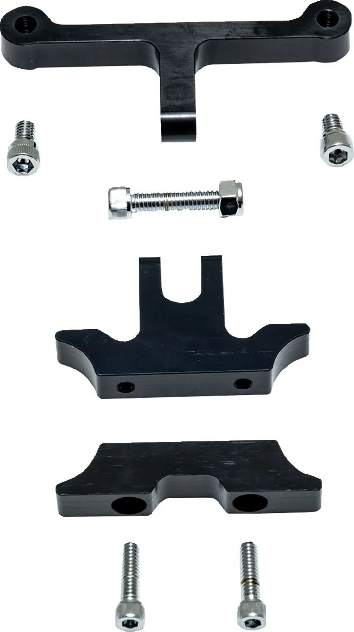 Burly Brand Speedometer Relocation Kit - Black