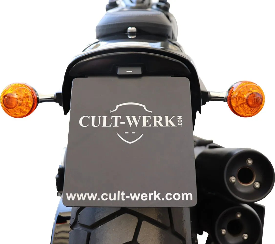 Cult Werk License Plate Bracket - Central Mount