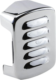 Drag Specialties Louvered Coil Cover - Chrome