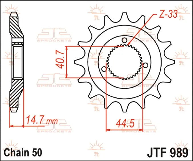 Jt Sprockets Front Sprocket 530, 21 Tooth