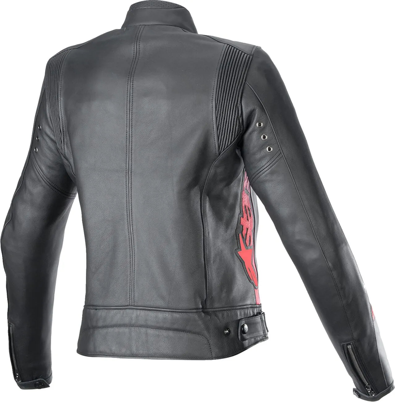 Alpinestars Stella Dyno Leather Jacket - Black/Red