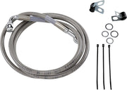 Drag Specialties Extended Stainless Steel Brake Line Kit