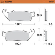 Moto-master Roadpro Sinter Brake Pad For Sport Motorcycles