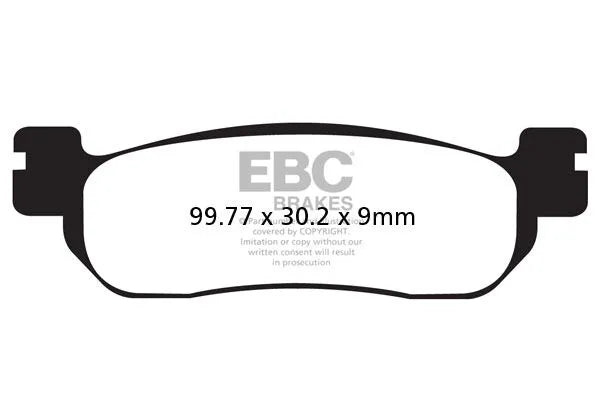 Ebc Sfa-hh Sintered Brake Pads For Scooters