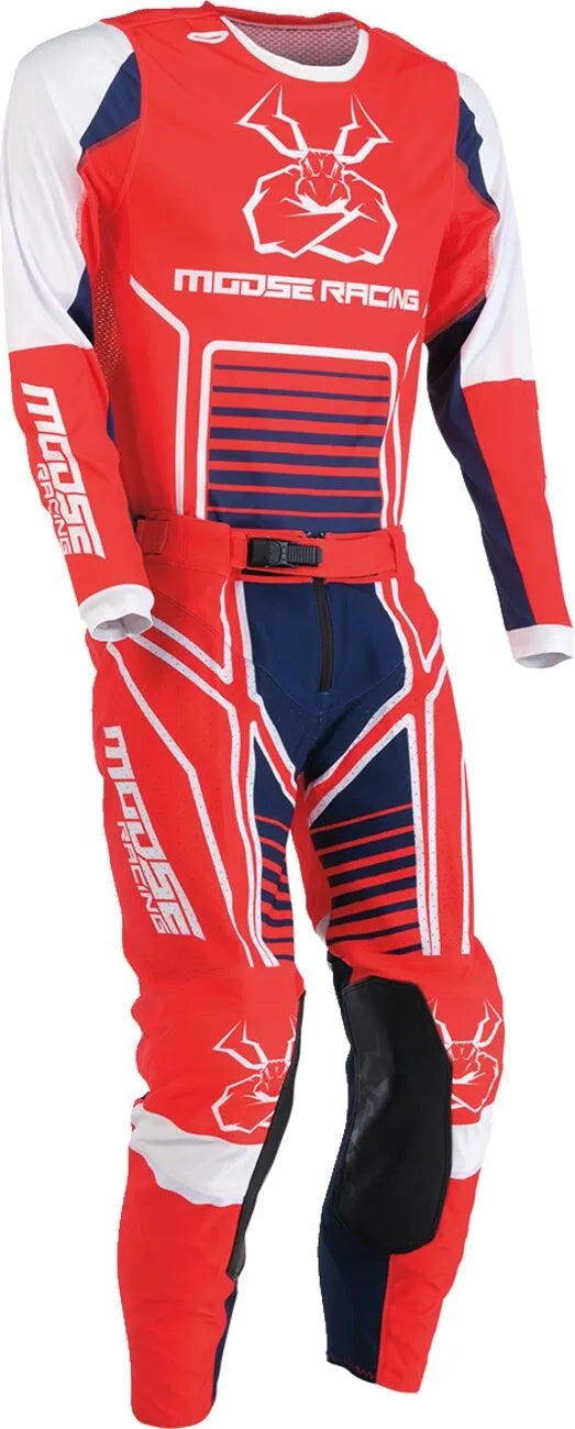 Moose Offroad Agroid Pants For Men - Black/Blue/Red/White