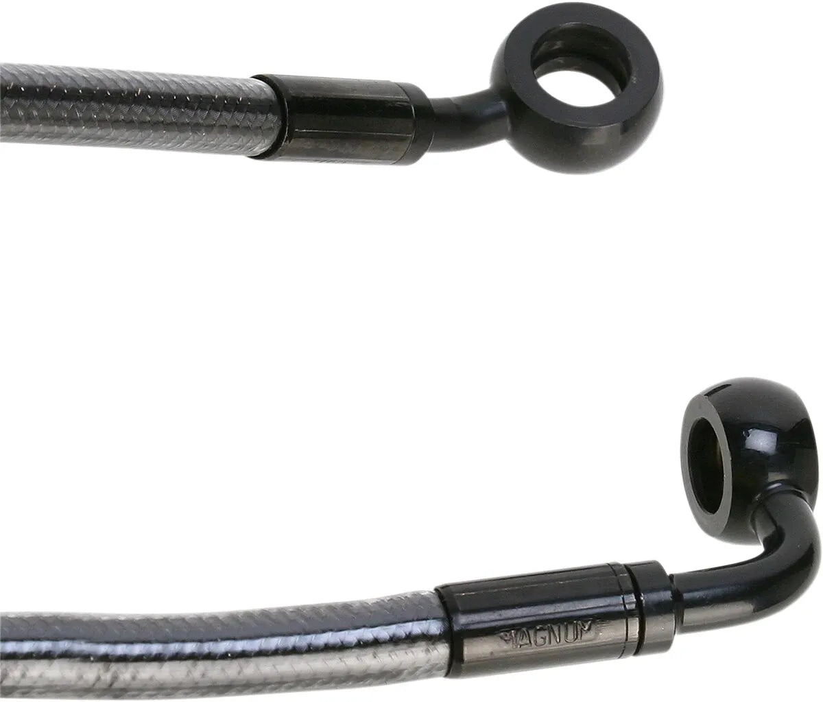 Magnum Shielding Braided Front Brake Line For Non-abs Models