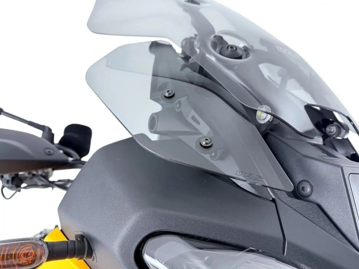 Wrs Side Deflectors Moto Guzzi Stelvio - Dark Smoke
