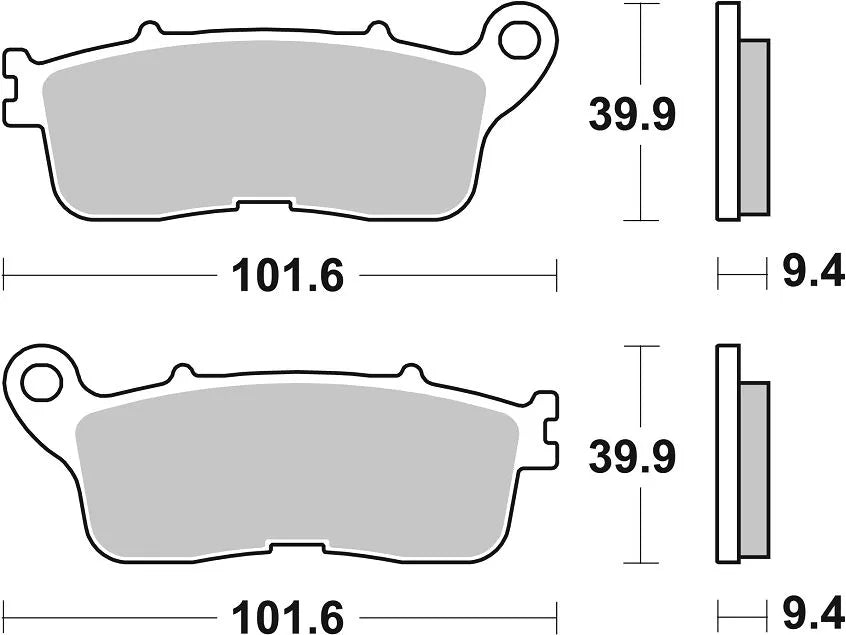 Sbs Ls Street Excel Sintered Rear Brake Pads