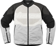 Icon Overlord3™ Leather Jacket - Black/White