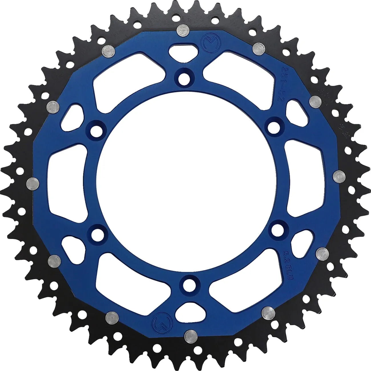 Moose Offroad Dual Sprocket 52t Blue
